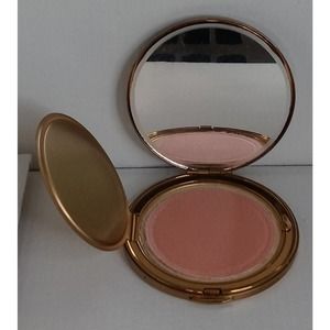 Vintage mirror and powder